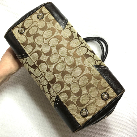 Coach Monogram Satchel Tote Bag E06J10247 - Picture 8 of 9